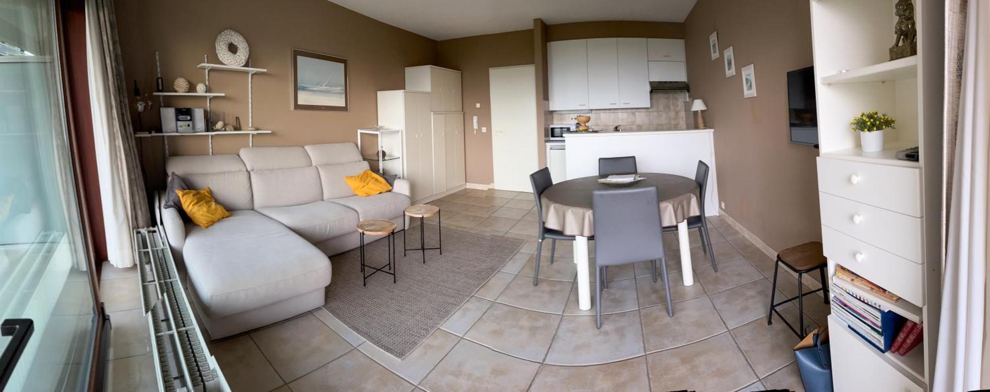 Superbe Studio Avec Une Magnifique Vue Sur La Mer. De Panne Exteriör bild